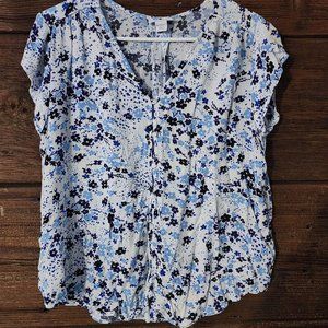 Liz Claiborne Floral Blouse
